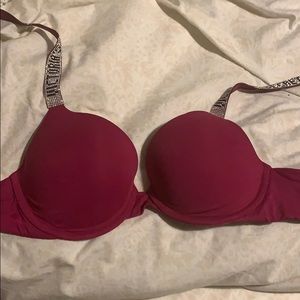 VS sparkle plum bra